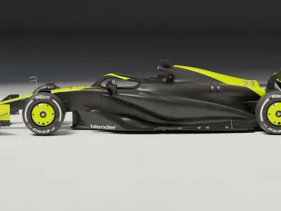 Formula 1 concept F212  24 -25  3D model