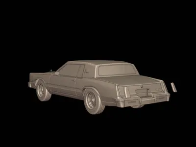 cadillac Eldorado 1983 3D print model