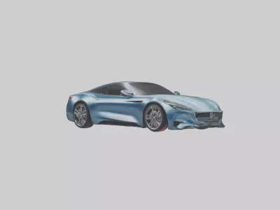 Modern Luxury Coupe model 3D model