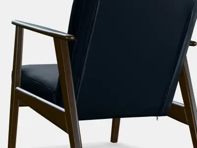 EKENASET Armchair Low-poly 3D model
