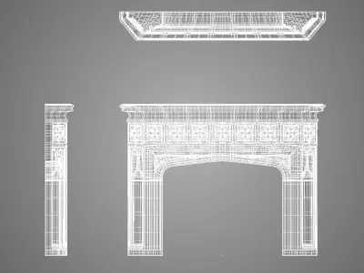 Throwbridge fireplace - 3D printing 3D print model