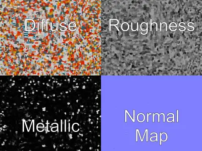 Cartoon Shop Facade Model Pack Low-poly 3D model