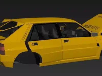 crash car  3D model