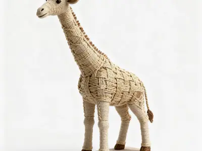 giraffe 3D print model