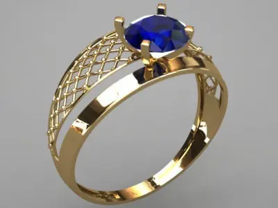 A ring of my own design 3D model