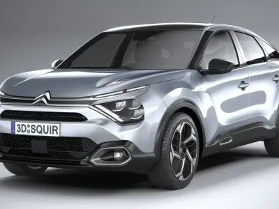 Citroen C4 2021 3D model purchase