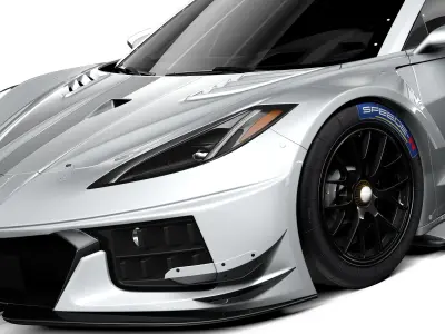 Chevrolet Corvette C8R racing 2020 3D model