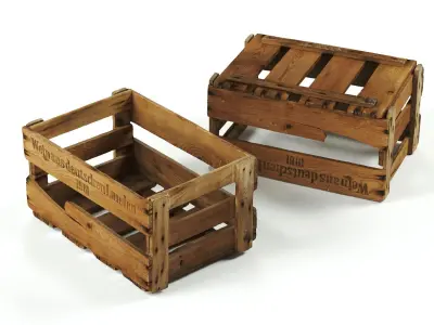 POLYPASTA - Wooden box 03 3D model