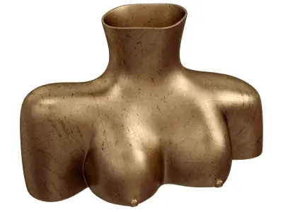 Body vase 1 Low-poly 3D model