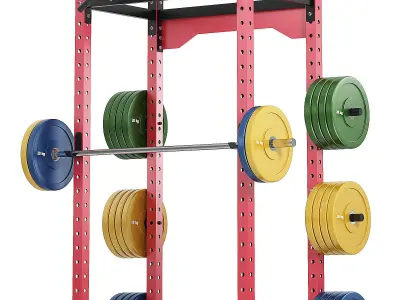 Liftdex Signature Power Rack 3D model