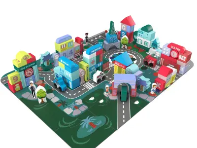 Building Blocks 3D model