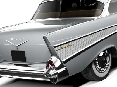 Chevrolet Bel Air Coupe 1957 3D model