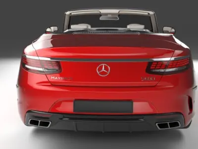 Mercedes Maybach Coupe Cabriolet 2020 3D model