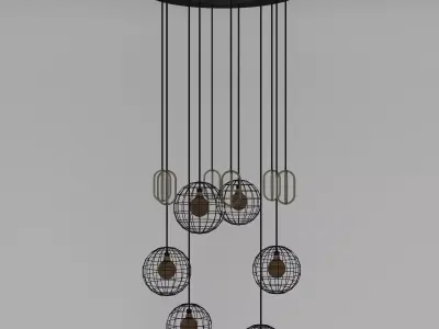 Lamp Chandelier  3D model
