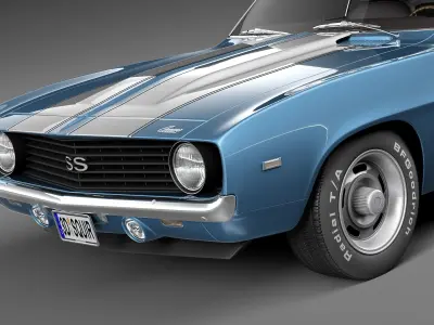 Chevrolet Camaro SS CG 1969 3D model