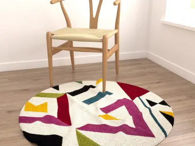 Rugs No 134 Low-poly 3D model