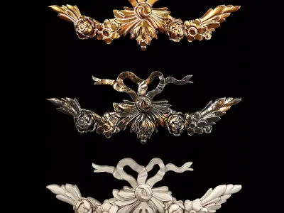 Classic carved 017 3D model