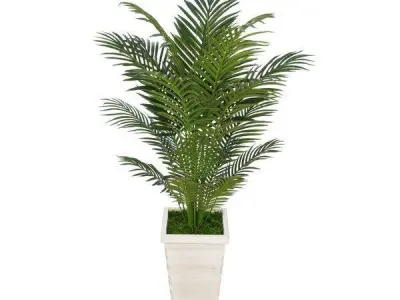 Artificial Floor Areca Palm Tree in Planter 3D model