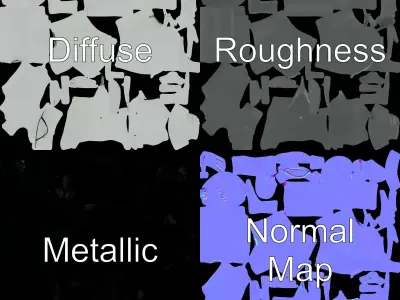 Classic Human Mannequin model pack Low-poly 3D model