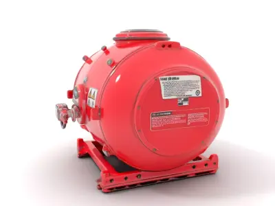Industrial Pressure Vessel Model Pack Low-poly 3D model by vfxcgartist