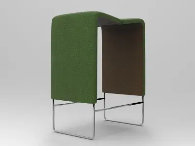 Vuyu Stool Low-poly 3D model