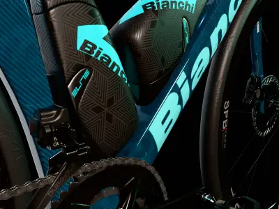 Bianchi Oltre RC with 140th anniversary livery  3D model