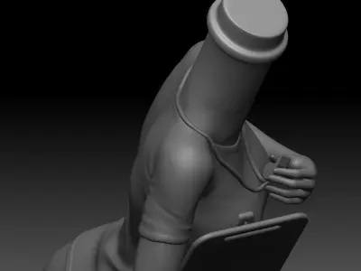 3D Printable Female Trainer Bubble Head 3D print model