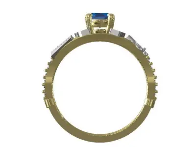bacherol ring design 3D print model