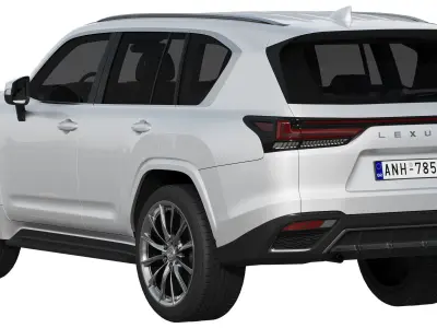 Lexus LX600 F SPORT 2022 3D model