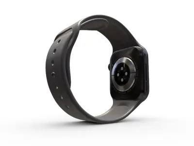 Apple Watch Series 9 in Graphite 3D model