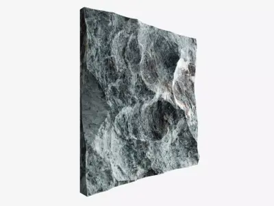 93-RockPanel rock wall art 3D model