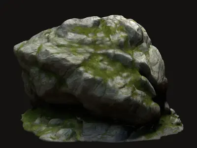 Rock Stone 7 Free low-poly 3D model