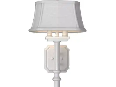 Brass wall sconce lamp in a modern classic style Art Deco 3D model