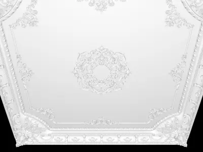 Classic Ceiling Design 3D model