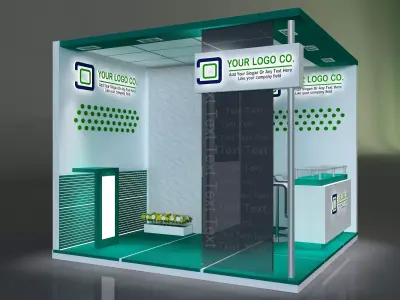 Booth Exhibition Stand a648c  3D model