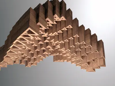 Parametric Ceiling Design Grasshopper Rhino Files Download 3D model