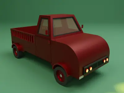 Lowpoly cars collection - car 1-9 3D Model Pack