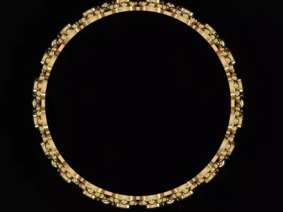 Arabic Tire Ring 3D print model