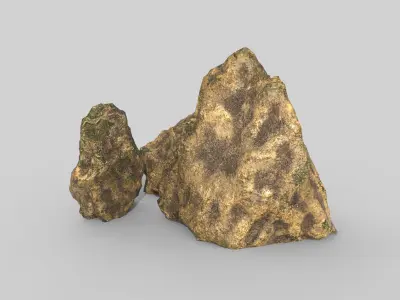 Aquarium Stones V1 3D model