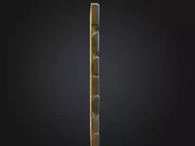 Cobblestone Geometry Low-poly 3D model