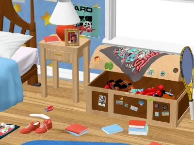  Andys room  - Part 2 3D model