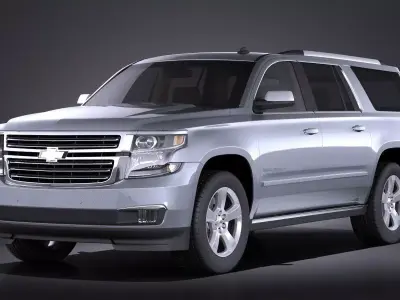 Chevrolet Suburban 2015 VRAY 3D model