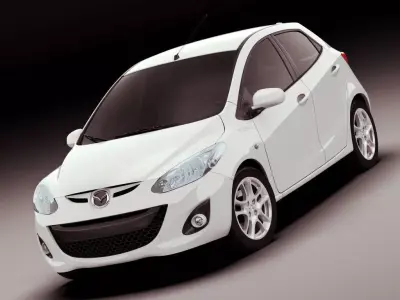Mazda 2 2011 3D model