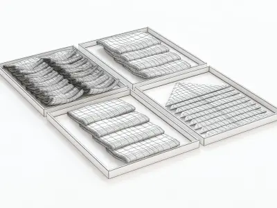 Laid Cloth Showcase 3D model