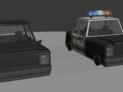 Cartoon Car 3D model