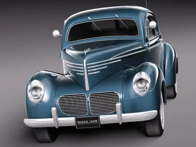 Willys Coupe 1940 3D model