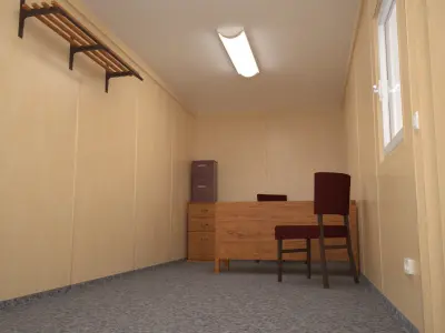 Modular cabin for construction 3D model