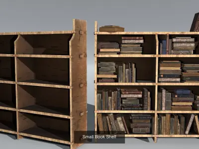 Low Poly Medieval Decoration Collection