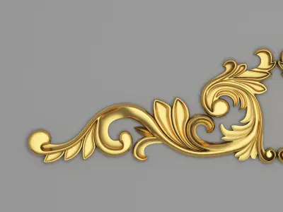 Classic Carved 015 3D model purchase