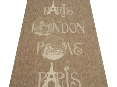Rug Set 2410 3D model